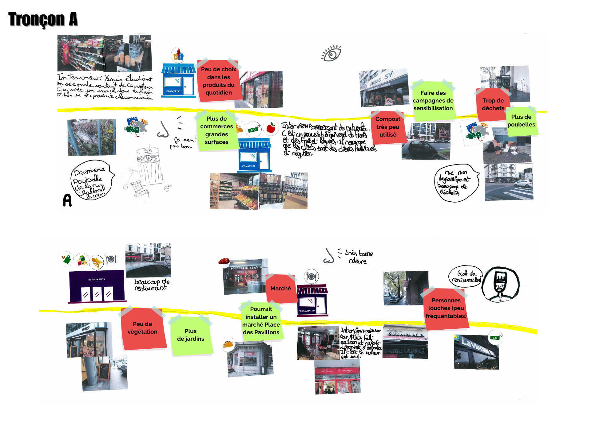 illustration Baguette magique sur le quartier pour le collège Rosset