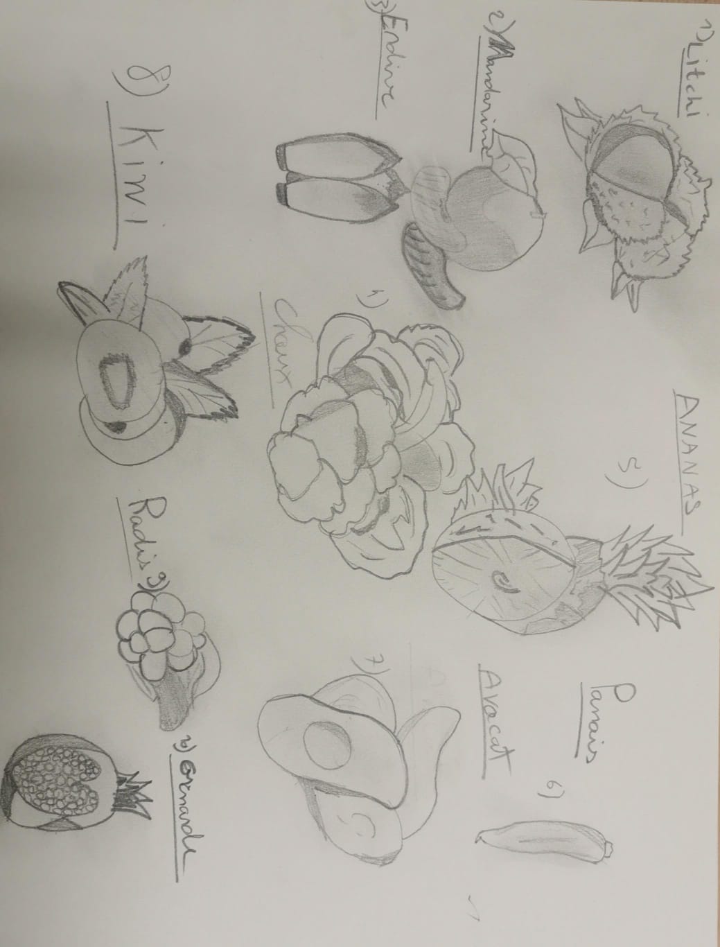 illustration Sortie au marché pour le collège Longchambon