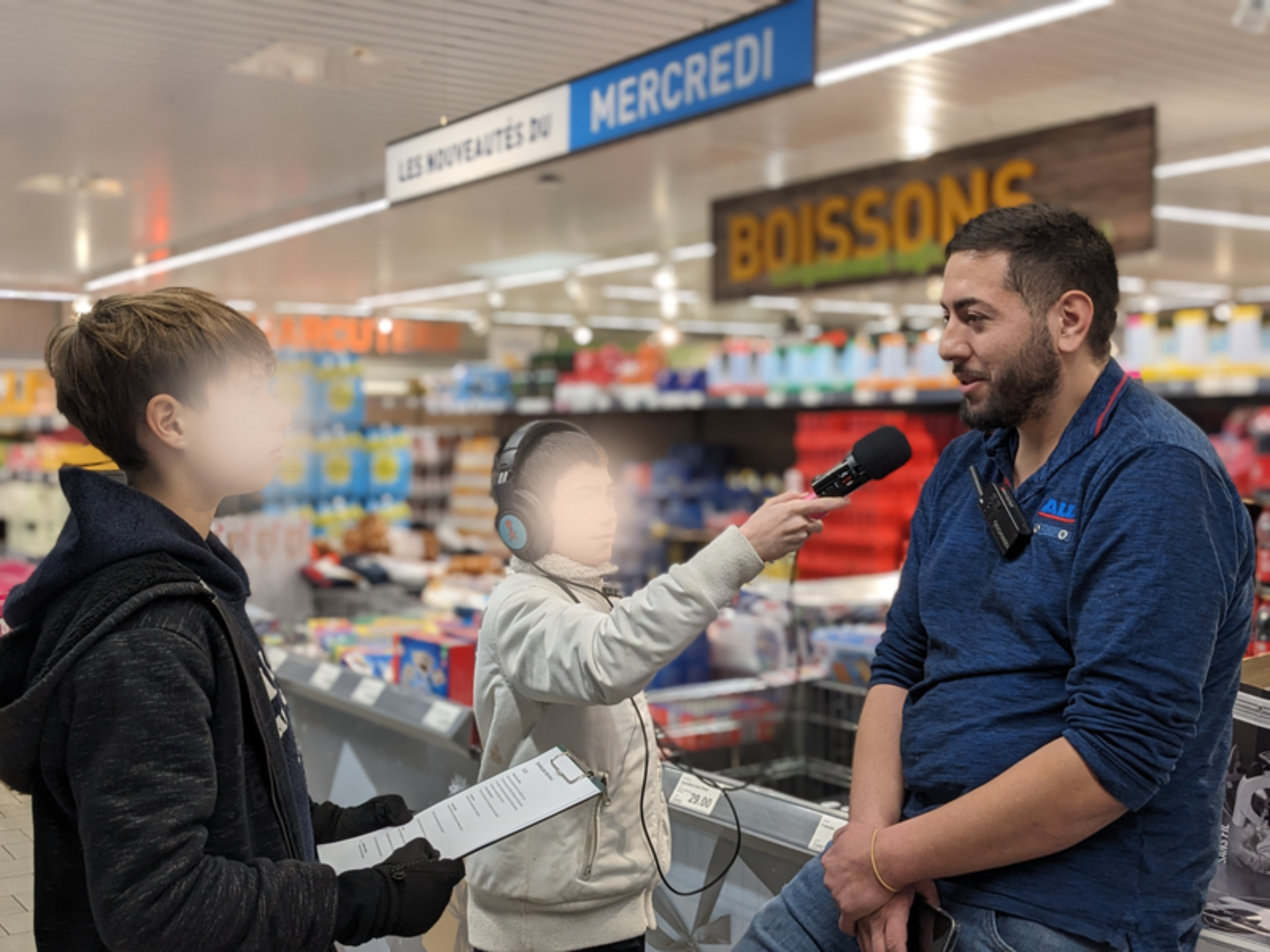 illustration Une émission de radio en préparation au collège Revesz-Long de Crest !