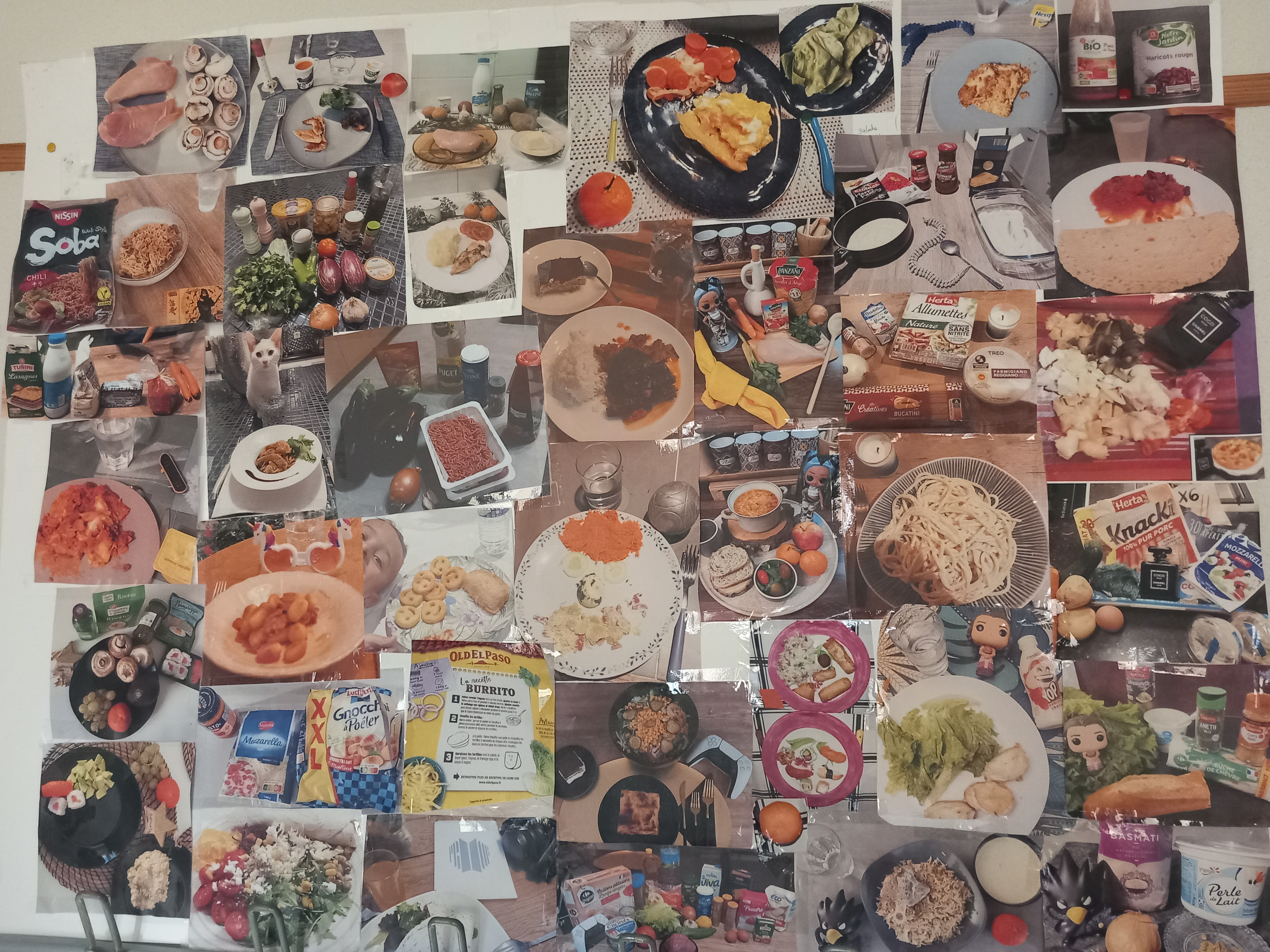 illustration Des selfoods et des aliments - pour faire des maths ! 