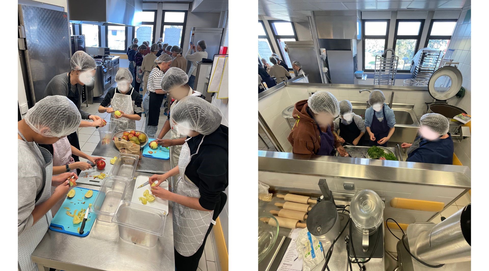 illustration Création de menu, atelier cuisine et visite à la ferme